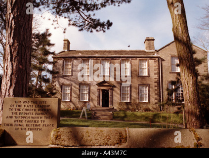 BRONTE PARSONAGE MUSEUM HAWORTH YORKSHIRE ENGLAND Stock Photo