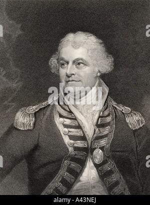 Alan Gardner, 1st Baron Gardner (1742-1809) On Engraving From The Stock 