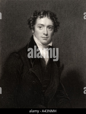 Michael Faraday, 1791 -1867. British chemist and physicist. Stock Photo
