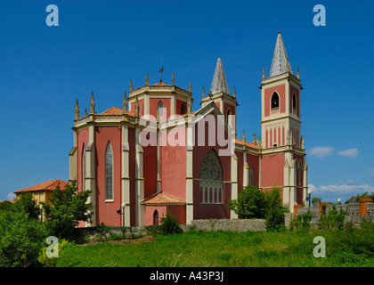 CHURCH COBRECES CANTABRIA SPAIN Stock Photo