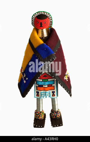 Ndebele doll. African dolls are not considered  children's play things but have ritual and religious significance. South Africa Stock Photo