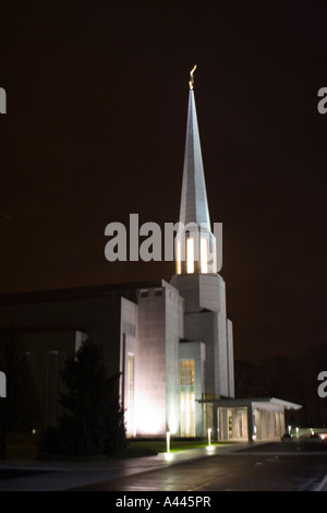 The Mormon church at Chorley near Preston in Lancashire, UK. Stock Photo