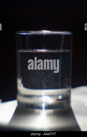 Simple Glass of Water Stock Photo