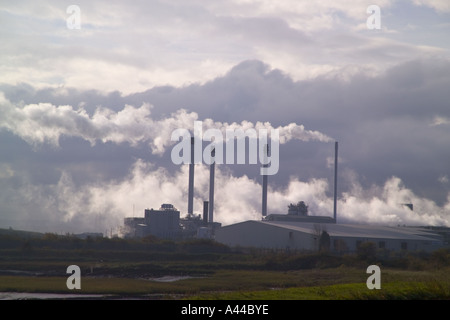 UK paper factory at Sittingbourne Kent Stock Photo