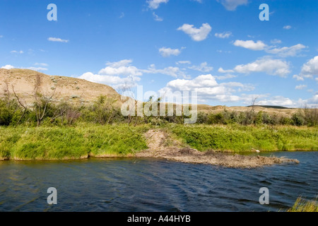 Swift Current Creek near Stewart Valley in Saskatchewan Canada Stock Photo