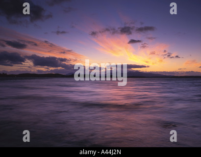 Sunset over Mull from Connel Bay, Argyll Stock Photo