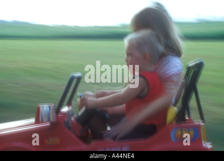 Driving Toy Car Stock Photo