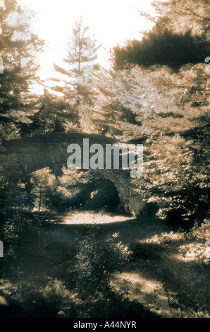 Stone Bridge located in Acadia National Park which is in the state of ...