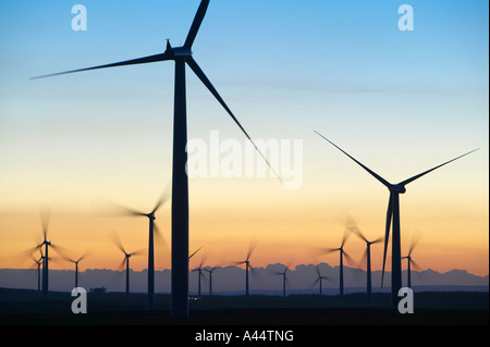 Black Law Wind Farm near Forth, South Lanarkshire, Scotland, UK Stock Photo