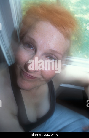 Redheaded Woman Stock Photo