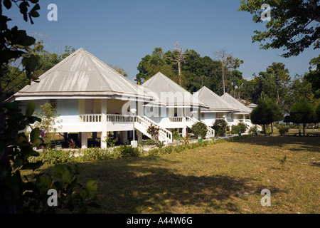 India Andaman and Nicobar Havelock Island Number 5 village Dolphin resort VIP cottages Stock Photo