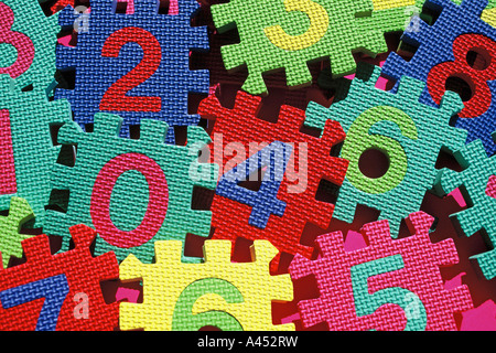 Colorful sponge numbers 1, 2 and 3 Stock Photo - Alamy