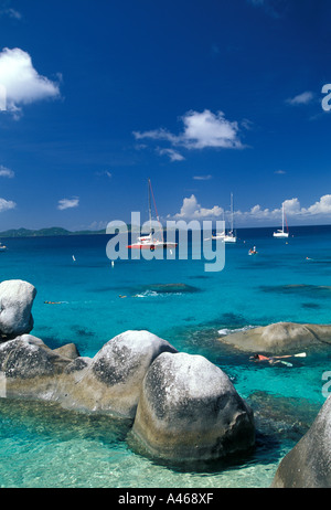 British Virgin Islands The Baths Stock Photo