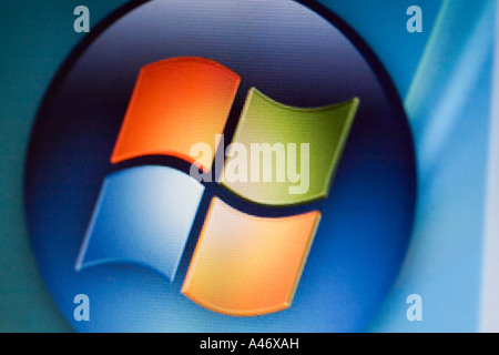 Microsoft Windows Vista Logo Stock Photo
