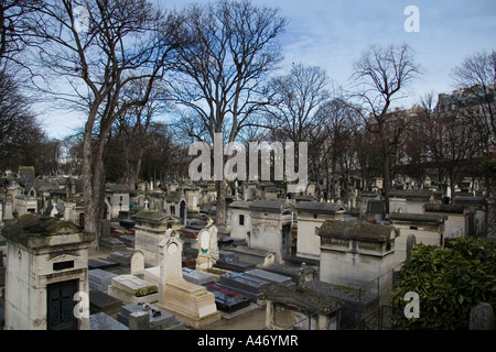 Cimetière de Montmartre, Paris, France Stock Photo