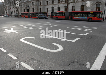 Keep Clear Road Signs Stock Photo