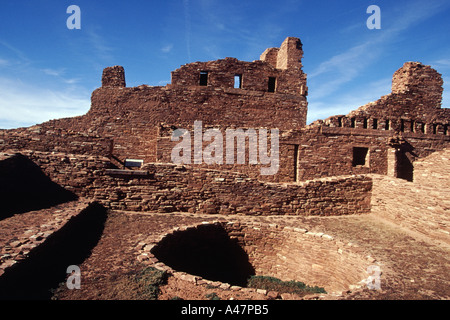 Abo ruins, Salinas Pueblo Missions National Monument, New Mexico, USA Stock Photo