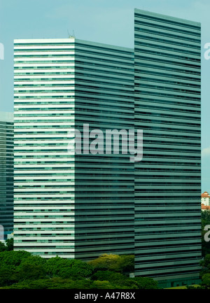 Modern office buildings, 'The Gateway' (1990), Singapore Stock Photo