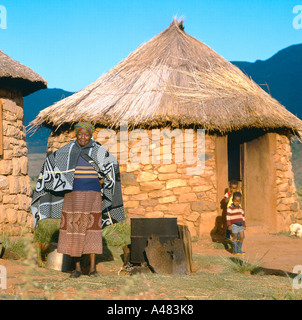 Sotho woman Stock Photo