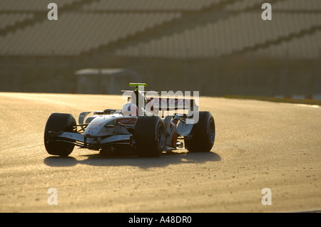 Formula 1 driver Rubens Barrichello BRA in his BAR Honda racing car at the  Circuit de Catalunya near Barcelona Stock Photo - Alamy