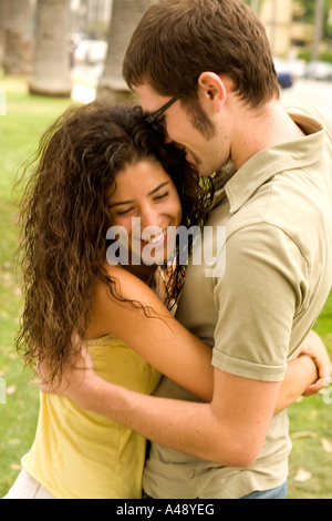 Young couple embracing Stock Photo