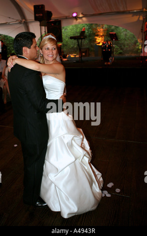 Young couple dancing Stock Photo