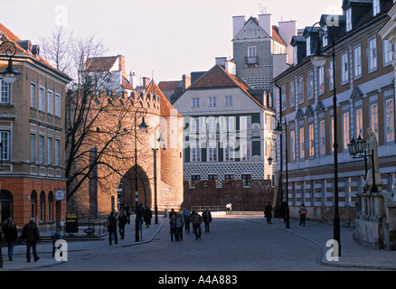 Barbican, Old Town, Warsaw, Poland Stock Photo