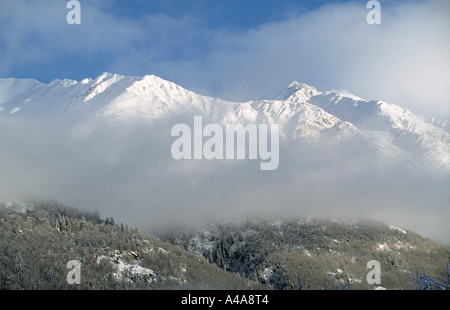 Chilkat River Valley Stock Photo