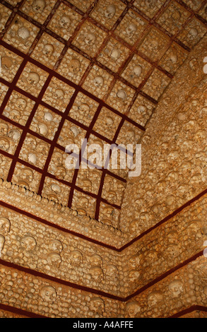 The Chapel of Bones in Faro Portugal (Capela dos Ossos) Stock Photo