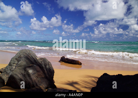 View of Luquillo Beach Puerto Rico Stock Photo