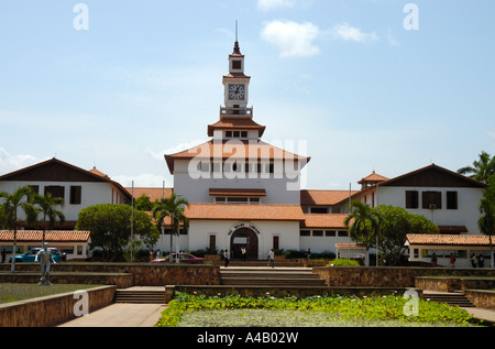 Balme Library building of the University of Ghana in Legon near Accra Stock Photo