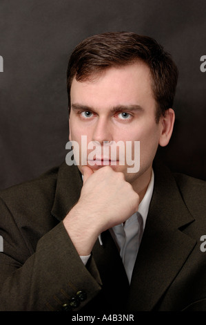 Portrait of a young businessman Stock Photo