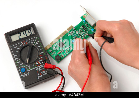 Digital multimeter Stock Photo