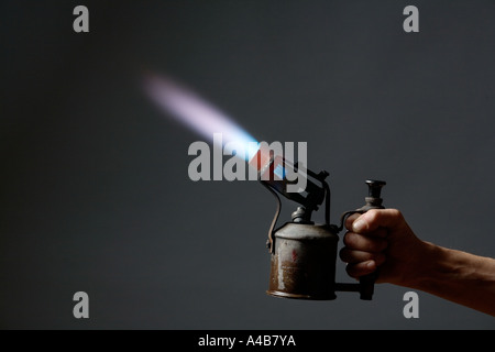 Old blow-lamp 3 Stock Photo