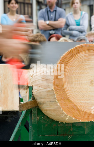 Saw cutting  log  trontzalaritza log  sawing competition  