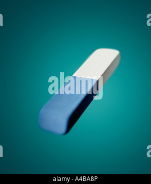An eraser shot with split focus Stock Photo
