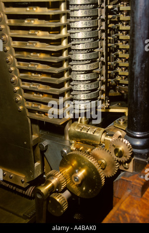 Analytical Machine Of Charles Babbage Stock Photo Alamy
