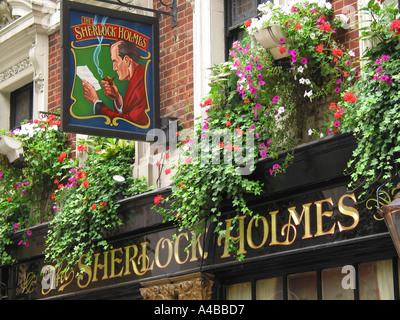 The Sherlock Holmes London Pub, Northumberland Street, St James's, London England, United Kingdom Stock Photo