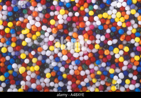 Sprinkles Pareils Cake Decoration Detail Pattern Stock Photo