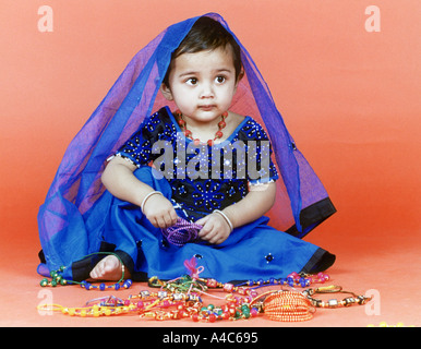 Traditional indian dress for best sale baby girl