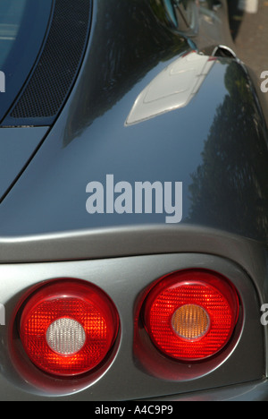 Rear of a Ferrari Stock Photo