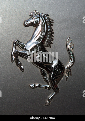 The Ferrari Prancing Horse Stock Photo