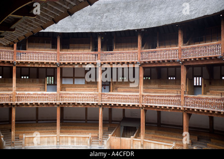 Shakespeares Globe Theatre South Bank London Stock Photo