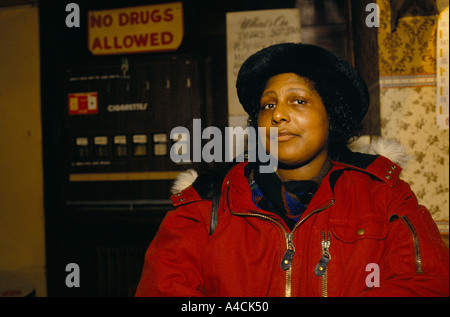 MOSS SIDE STORY' MANCHESTER, PUB OWNER OF THE 'BIG WESTERN', 1993 Stock Photo