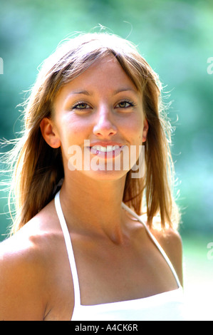 Royalty free photograph British college university student portrait London UK Stock Photo