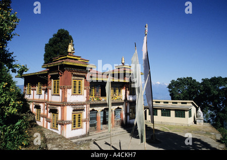 India Asia West Bengal Darjeeling Bhutia Busty Monastery Stock Photo