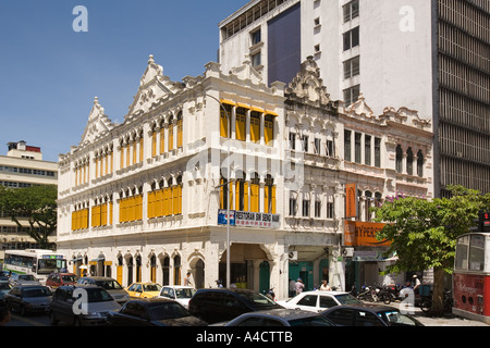 Malaysia Kuala Lumpur Market Square Sin Seng Nam restaurant shophouse building Stock Photo