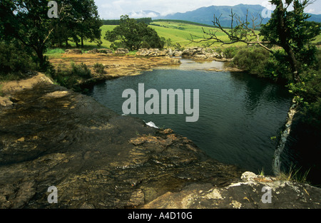 Landscape, Mac Mac Pools, natural pool in mountains, Sabie South Africa, African landscapes, tourist destination, beauty in nature Stock Photo