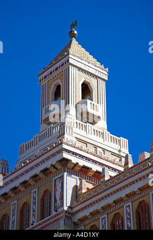 Art Deco Edificio Bacardi, Bacardi Building, Havana, La Habana Vieja, Cuba Stock Photo