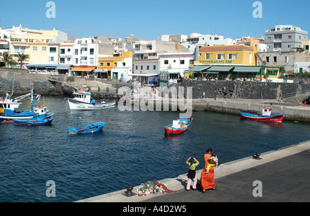 Los Abrigos a small attractive fishing village in southern Tenerife ...